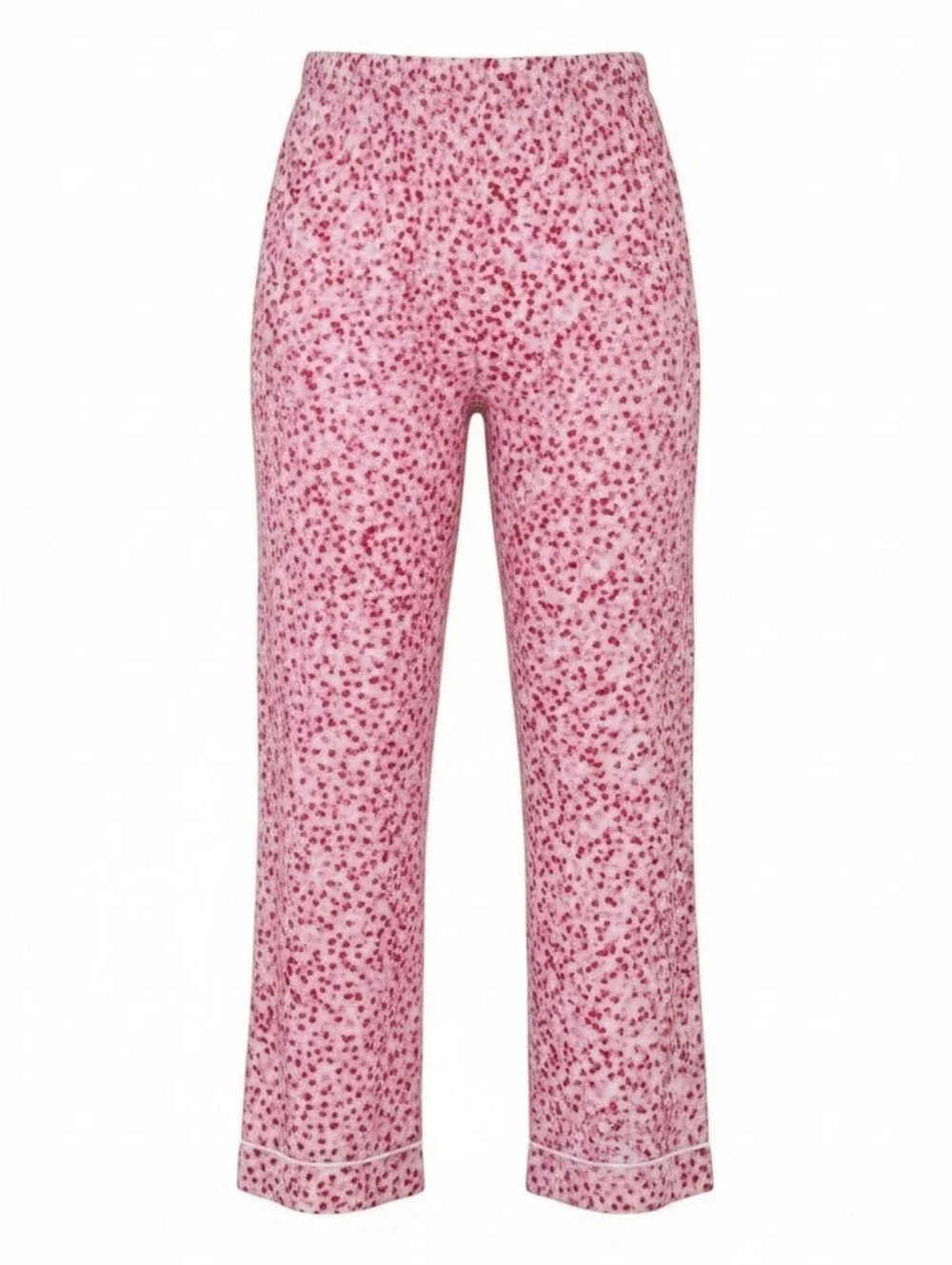 Kate Spade Mini Hearts 2pc Pajama Set Size Large White Pink And Red Modal Blend
